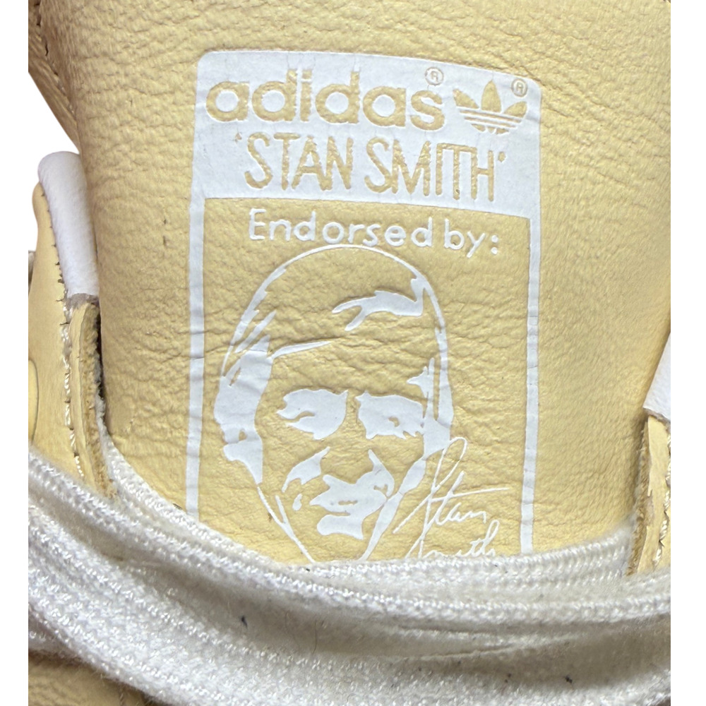 Adidas Originals Stan Smith Men's 9 Sneakers Yellow Cloud White Shoes - Picture 12 of 15